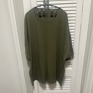 Hanes ComfortSoft Olive Tee